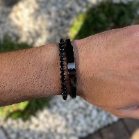 Greco bracelet black