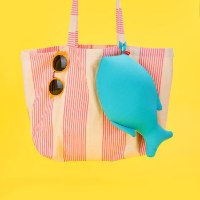 כרית ראש נשטפת לים דג כחול Blue Fish