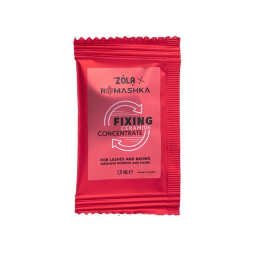 ZOLA X ROMASHKA FIXING CERAMIDE CONCENTRATE סרום הזנה משקם לאחר טיפולי הרמות- שקית ניסיון בודדת 1.5