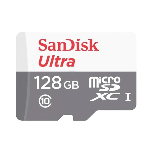 כרטיס זיכרון מיקרו SD, דגם SanDisk Ultra 128GB מבית סנדיסק