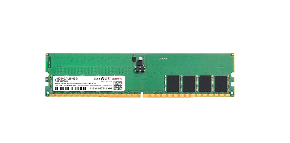 זיכרון לנייח - Transcend DIMM DDR5 5600MT/s 48GB