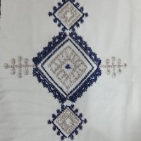 מערכת מצעים רקומה 100% כותנה פרקל בצפיפות 200 חוטים - דגם מיקונוס