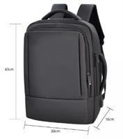 מדידות של Miracase NB-5117B תיק נשיאה למחשב נייד עם מבנה עמיד ויציב