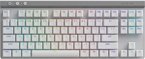 מקלדת גיימינג מכנית אלחוטית Logitech G515 LIGHTSPEED TKL בפרופיל נמוך עם RGB – תמונה 2