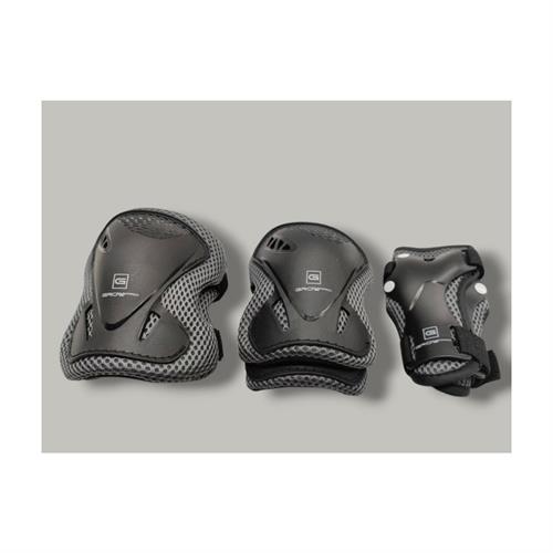 סט מגינים מתחיל שחור מידה M - Grow Beginner Protective Set Black 675747