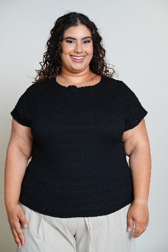 חולצת מונה שחור