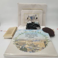 סט טלית תפילין בהמה דקה שלם דגם חברון
