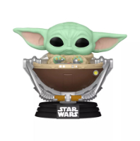 פופ מלחמת הכוכבים -  גרוגו עם קרסט -  Funko Pop Star Wars Mandalorian and Grogu #823