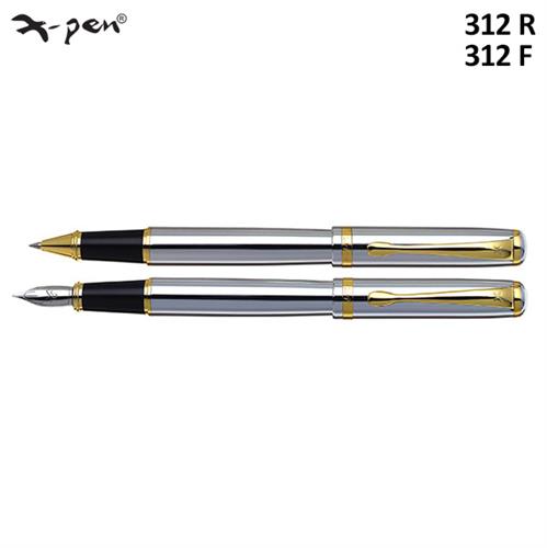 עט פודיום כרום זהב  X-Pen PODIUM דגם XP-312