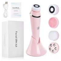 מברשת ניקוי פנים נטענת 4 ב1 FaceBrush
