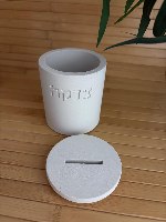 קופת צדקה עגולה – בטון פולימרי