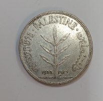 מטבע 100 מיל, פלשתינה (א"י)- שנת 1933, המנדט הבריטי,מטבע כסף