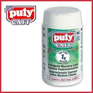 100 טבליות "פולי" לניקוי שומני קפה Puly Caff