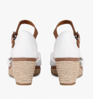 סנדל טומי Tommy Hilfiger Espadrille Wedge Sandal לבן