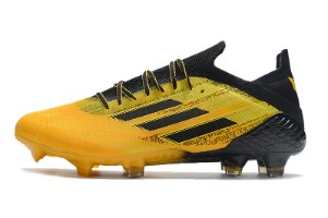 נעלי כדורגל adidas X Speedflow FG צהוב שחור