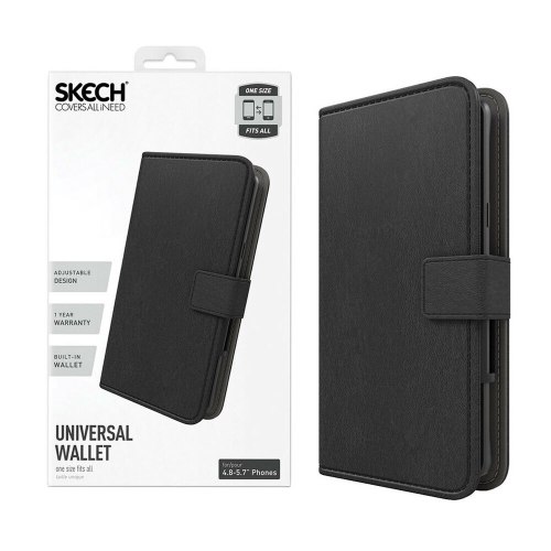 כיסוי SKECH אוניברסלי למכשירים עד מידה 6.7" (שחור)