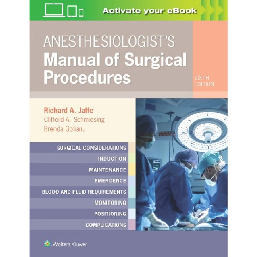 Anesthesiologist's Manual of Surgical Procedure