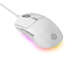 עכבר גיימינג SteelSeries Rival 3 Gen 2 לבן