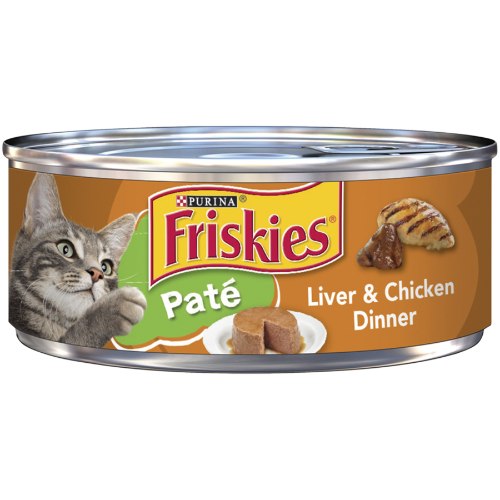 מעדן לחתולים פריסקיז פטה כבד ועוף 156 גרם -FRISKIES LIVER AND CHICKEN DINNER PATE 156G