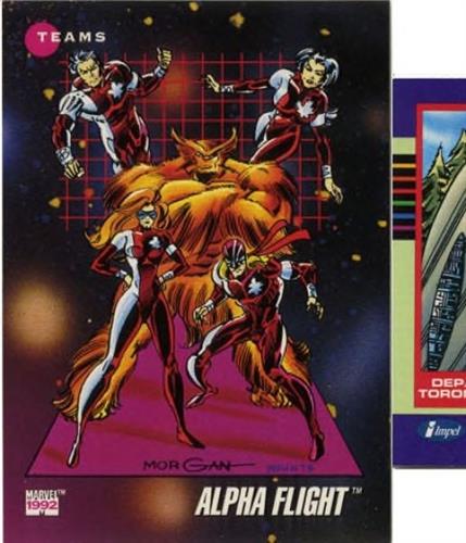 קלף בודד מארוול marvel - alpha flight - Universe Series 3 - 175