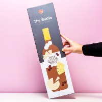מגש גבינות עץ שיטה 60 ס"מ בקבוק יין The Bottle - סוג ב'