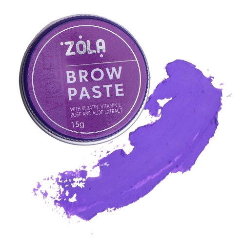 Zola brow paste- משחת שרטוט סגול 15g