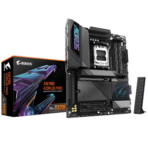 לוח אם GIGABYE X870E AORUS PRO ATX WIFI7 DDR5 AM5 2.5GBE LAN