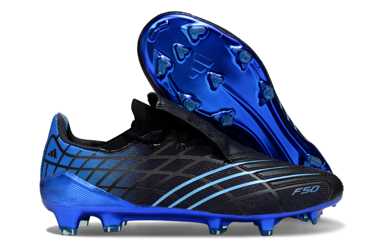 נעלי כדורגל אדידס עם כיסוי שרוכים Adidas F50 Elite II כחול