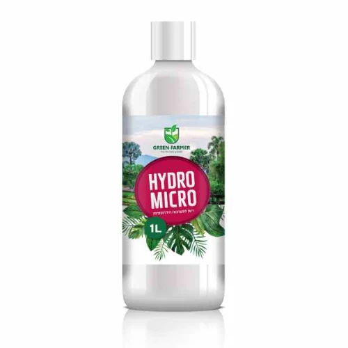 דשן הידרופוני ומצע מנותק 1 ליטר GREEN FARMER – HYDRO MICRO