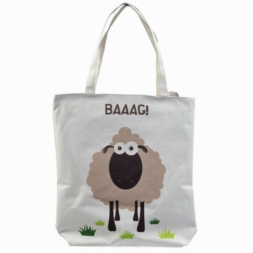 תיק בד עם רוכסן כבשההה !BAAAG