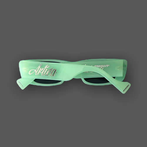 Block the haters sunglasses in turquoise