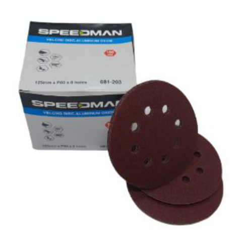 דיסק סקוטש 5" עם  8 חורים | SPEEDMAN מידה P-120