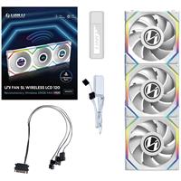Lian-Li UNI SL Wireless LCD 120mm White 3xFans