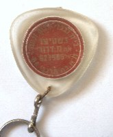 לוט של ארבעה מחזיקי מפתחות מפלסטיק ישראל שנות ה- 60, תלמה, פאן לון וינטאג'