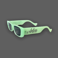 Block the haters sunglasses in turquoise