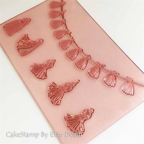 TASSEL MAT STAMP | SIX KINDS OF ELEMENTS  | INDIAN TASSEL CHAIN