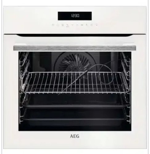 תנור בנוי פירוליטי לבן AEG BPE264232W