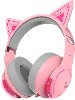 ורוד - אוזניות אלחוטיות EDIFIER G5BT GAMING HEADPHONES WITH NC 40MM - גרסת חתול