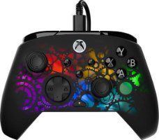 בקר משחק חוטי Turtle Beach Rematch Advanced Wired Afterglow Ignite – בקר שחור עם תאורת הילוכים