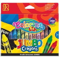 סט 12 עפרונות צבעוניים  ג'מבו - 12 צבעים