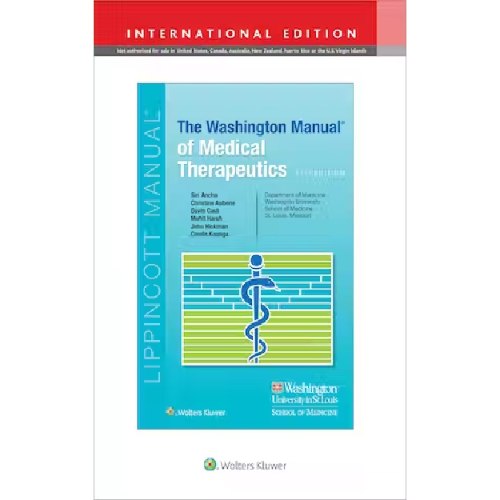 The Washington Manual of Medical Therapeutics 37th edition