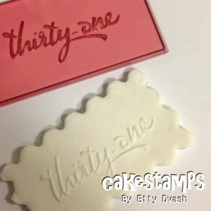 THIRTY ONE LOGO - EMBOSSER STAMPS