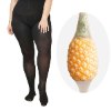 צבע שחור PLUS SIZE - גרביונים מחטבים אלסטיים לנשים כולל Pluse Size