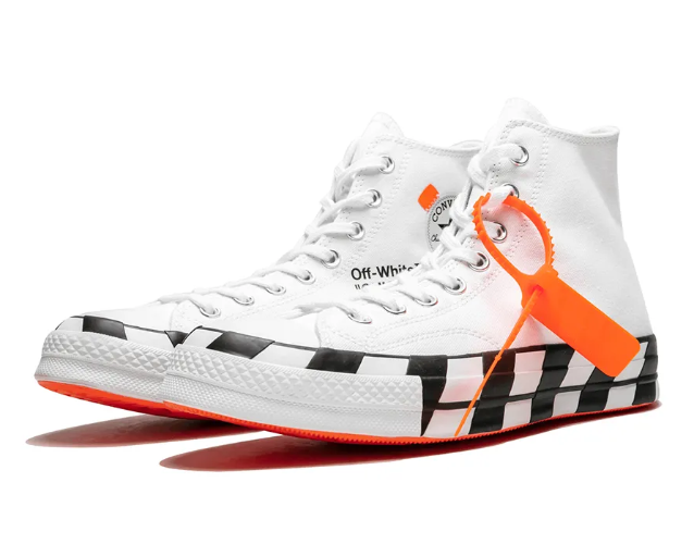 נעלי אולסטאר גבוהות ALL STAR OFF WHITE לבן