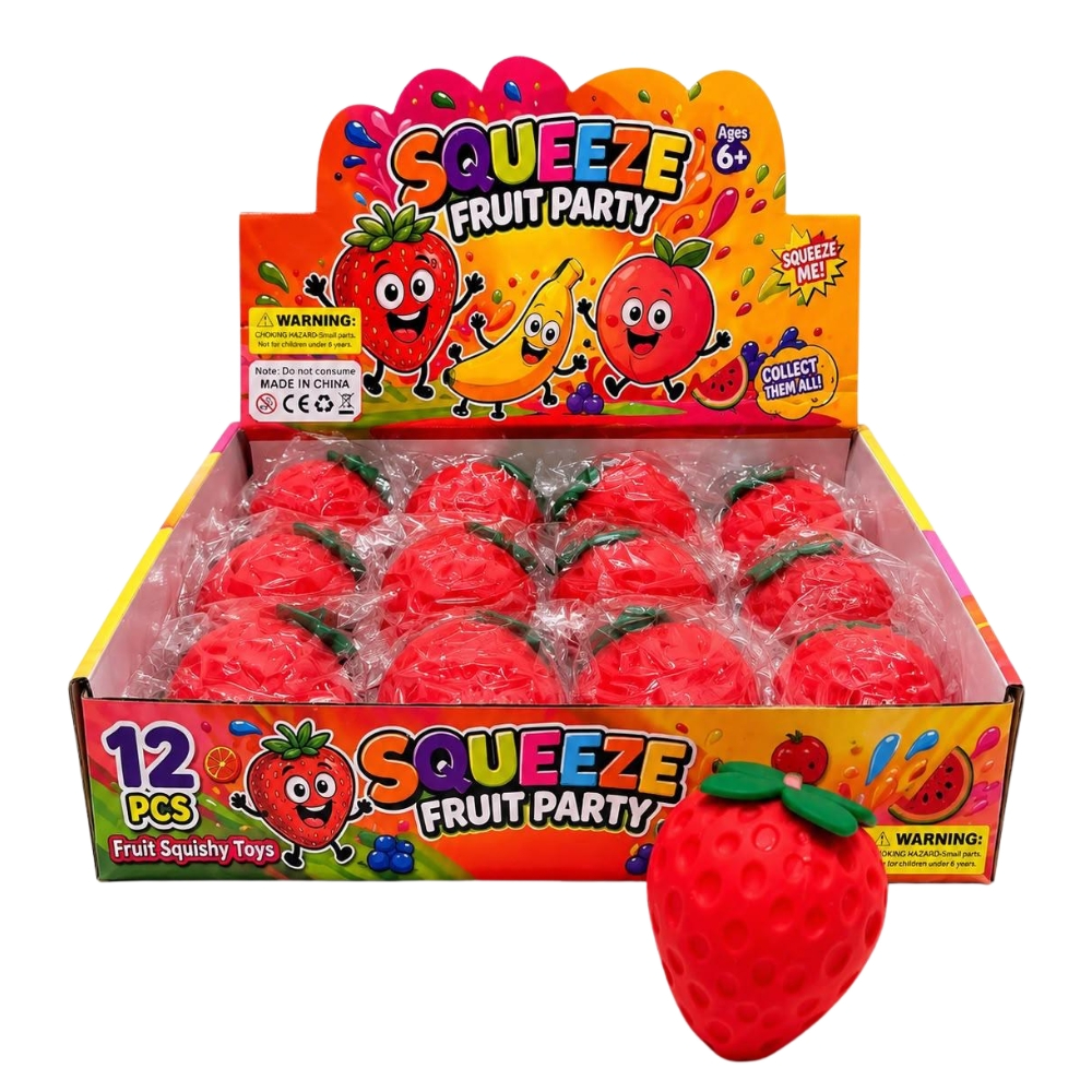 סקווישי  נידו תות להפגת מתחים -  Squishy Nido Strawberry TG-315-2