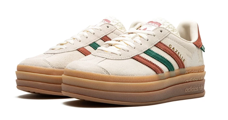סניקרס Adidas Gazelle Bold חום ירוק