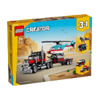 לגו קריאטור - משאית גרר עם מסוק - LEGO 31146