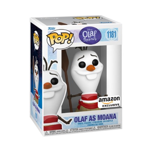 בובת פופ Funko Pop! Disney: Olaf Presents - Olaf As Moana #1181 - Amazon Exclusive