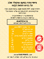 1 קילו שוקולד חלב פרווה 43% מוצקי קקאו