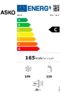 מקרר מקפיא תחתון 326 ליטר דגם RFN23841S אסקו ASKO נירוסטה